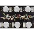 thumbnail image 5 of Crown Display Plastic Wedding Plates - Disposable Plastic Plates, Black Rimmed, 200 Piece, 5 of 5