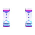 thumbnail image 1 of Liquid Motion Bubbler - Reloj arena con temporizador adorno escritorio ( ) rosa azul, 1 of 2