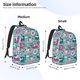 thumbnail image 2 of Fotbe Dogs With Swimming Mochila de Lona con Estampado, Mochila Duradera, Mochila Versátil de Alta Calidad, Mochila Compacta Vintage-Medium, 2 of 5