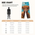 thumbnail image 3 of Balery Cute Cow Sunflowers Art Pantalones de pijama para mujer, pijamas ultraligeros, pantalones de estar por casa-3X-Large, 3 of 6