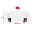 thumbnail image 1 of K1200gt C400x Universal Motorcycle Windshield Extension Adjustable Spoiler Deflector Fit For Bmw R1200rt R1200rs R1250rt R1250rsLarge Transparent, 1 of 5