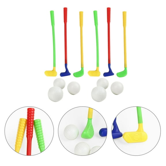 CATIEBYE Golf Club Kids Toy Set Imagination Enhancement 2 Sets