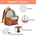 thumbnail image 2 of Artistic Elegant Backpack - Waterproof Ergonomic School Bag with Spine-Friendly Padded Back, 2 of 4