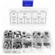thumbnail image 1 of Kit surtido de arandelas planas de acero inoxidable 360PCS M2 M2.5 M3 M4 M5 M6 M8 M10, Versalles, 1 of 5