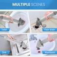 thumbnail image 5 of CHIKANSTORE Toilet Plunger, 2025 UPgraded High Pressure Drain Unclogging Tool, Plungers for Bathroom, Floor, Shower, Kitchen Heavy Duty, Multi-Purpose Air Pump Plunger for Toilet (Dark Gray), 5 of 9