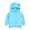 Blue, variant on Godderr Kids Toddler Hoodies Sweatsuit,Toddlerr Sweatshirt Cute Ear Hoody Tops Pullover Solid color Spring Autumn Sweatsuit for Boys Girls 4-12Y