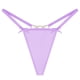 thumbnail image 1 of Gibobby Calzoncillos sexy Tanga para mujer europea y americana, ropa interior sin de cintura con de amor sexi y pajarita(Morado,G), 1 of 5