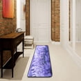 thumbnail image 6 of Coolnut Soft Non-Slip Washable Carpet 24 * 72In Runner Rug Elastic Kitchen Relieve Foot Pressure Bathroom Entrance (6 PCS of Non-Slip Stickers)-Periwinkle Blue Lavender Home Decor Gifts, 6 of 7