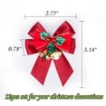 thumbnail image 6 of Christmas Wreath Bows Tree Ornaments Decorations for Bows for Wreath Gift Wrapping Buffalo Paid Holiday Decor for Outdoor or Indoor Decor Gold 6Pcs, 6 of 7