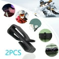 thumbnail image 1 of Clip de Casque de Ski - 2 Pack Accessoire Universel pour Casque de Planche à Neige - Support de Masque en Plastique à Installation Rapide pour Tous les Casques de Ski - Sans Pression Ni Rayures, 1 of 3