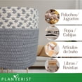 thumbnail image 4 of Planterist Cesta Organizadora Chica Tejida – Algodón Lavable, Plegable y Portable – Multiusos 19.5x17.5 cm para Almacenaje, Decoración y Ropa Sucia (Ajijic), 4 of 9