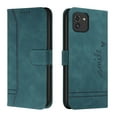 thumbnail image 2 of Compatible with Samsung Galaxy A03 6.5" Wallet Case, Premium PU Leather Folio RFID Blocking with Card Slot Wrist Strap Magnetic Closure Built-in Kickstand Protective Case,Green, 2 of 7