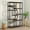 Rustic Brown & Black, variant on MAYEERTY Freestanding Bookshelf, 68.9" Etagere Bookcase with 9 Open Shelves