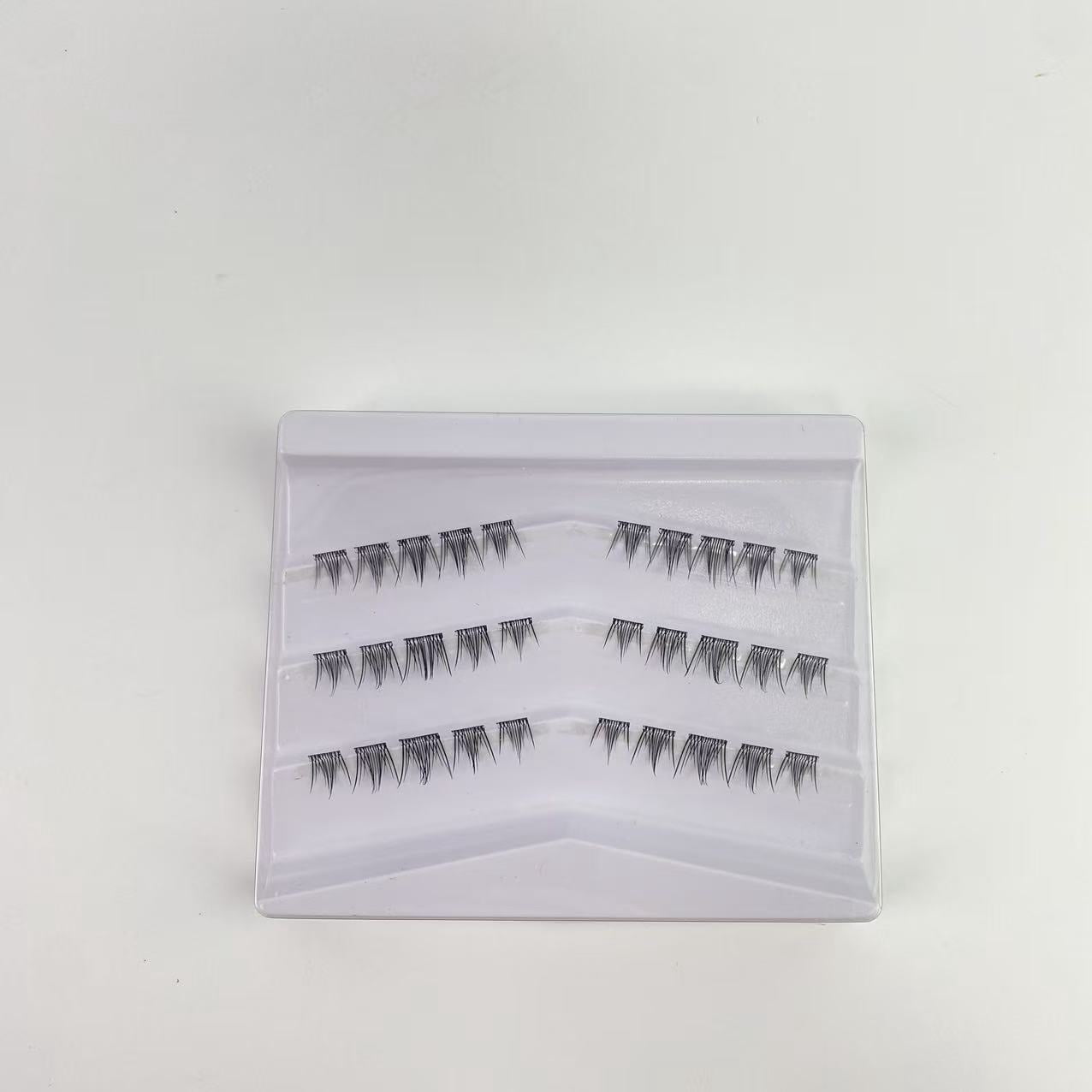 Yumehoro Beauty False eyelashes,Eyelash Extension Lengthening Wisps - Featherlight Synthetic Reusable Artificial Eyelashes