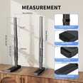 thumbnail image 2 of Large TV Stand Table Top for  24 to 86 Inch Flat/Curved TVs Heavy Duty TV , Support 150 lbs, Max VESA 800x600mm, for Living Room ML3286, 2 of 6