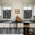 thumbnail image 4 of Kitchen Food Cooking Chef 3-Piece Kitchen Curtains Set Kitchen Curtains Sets with Valance for Windows Rod Pocket Machine Washable Kitchen Decor Decorations (54"x18"+2x27.5"x24"), 4 of 6