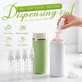 thumbnail image 2 of XQWJWLA 4 in 1 Travel Dispenser Bottle, Refillable Leak Proof Travel Containers Cosmetic Pump Dispensers, Portable,4 Pack 30ML Travel Bottles for Toiletries(Green,1PCS), 2 of 7