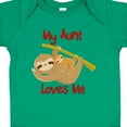 thumbnail image 4 of Inktastic My Aunt Loves Me Sloth Boys or Girls Baby Bodysuit, 4 of 5