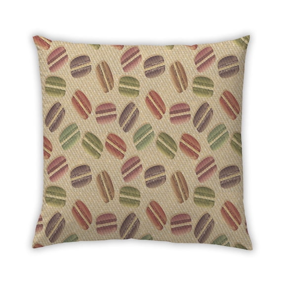 Ahgly Company Outdoor Square Contemporary Throw Pillow, 18 inch by 18 inch