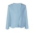 thumbnail image 4 of wofedyo coats for women Women Loose Short Cloak Coat Cape Cardigan Jacket Trench Outwear women's blazers & suit jackets, 4 of 9