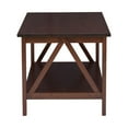 thumbnail image 3 of Linon Titian Indoor Coffee Table with Shelf, Antique Tobacco, 3 of 9