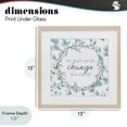 thumbnail image 4 of Stupell Industries Farmhouse Smile Change The World Birch Framed Print Under Glass, 13 x 13, by Kim Allen, 4 of 8