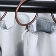thumbnail image 4 of Uxcell 1.5'' Curtain Rings with Eyelet for Curtain Rod Metal Copper Tone Pack of 20, 4 of 6