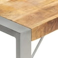 thumbnail image 5 of vidaXL Dining Table 120x60x75 cm Solid Rough Mango Wood, 5 of 5