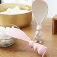 thumbnail image 3 of LXYFH Tableware Under $5 Cute And Creative Rabbit Can Be Vertical Non Stick Rice Spoon Rice Shovel Straw Plastic Rice Spoon, 3 of 4