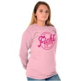 thumbnail image 4 of Breast Cancer Fight Warrior Courage Women's Long Sleeve T Shirt Brisco Brands S, 4 of 6