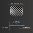thumbnail image 6 of FINEX 8" Grill Press - Cast Iron Press for Grilling - Superior Heat Retention - Even Cooking - Versatile Grill Press - Pre-Seasoned Cast Iron - Compatible with FINEX Skillets, Grill Pans & Griddle, 6 of 7