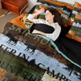 thumbnail image 5 of Homewish Hunting and Fishing Twin Bedding Sets 7-Piece, Rustic Lodge Cabin Bedding Comforter Set, Western Farmhouse Reversible Sheet Sets, Orange Brown Lightweight Room Decor, 5 of 8