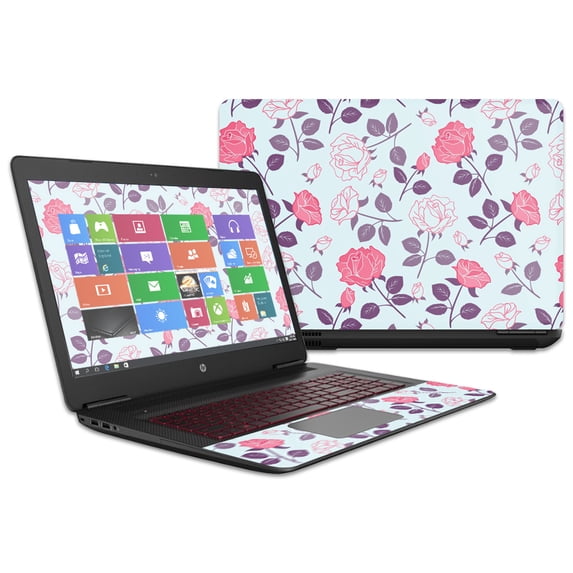 Skin Decal Wrap Compatible With HP OMEN Laptop 17t (2016) Vintage Floral