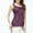 Purple, variant on Uaswgudfs Women's Basic Glitter Sequin - Sleeveless Crew Neck Tank Top for Night Out Party