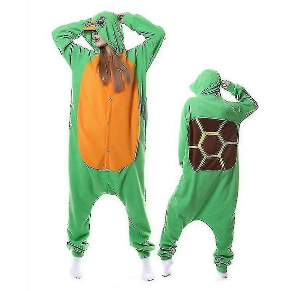 Turtle Costume Pajama Onesie Kigurumi Jumpsuit Animal Hoodie A