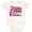Tie Dye Pink, variant on Inktastic Breast Cancer Awareness We Wear Pink in October Girls Baby Bodysuit