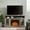 Gray Wash, variant on Fireplace TV Stand for 65 Inch TV, TV Stands for the Living Room, Entertainment Center with Cabinet and Shelves Storage Space, Espresso