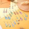thumbnail image 3 of 10 pares de pendientes de pintura de diamantes de doble cara para mujer para elaboración de joyas, 3 of 9