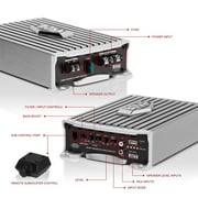 BOSS Audio Systems AR1500MK مكبر صوت السيارة ، 8 مجموعة أسلاك القياس - 1500 إخراج عالي ، 2 / 4 Ohm Stable ، Class AB ، Monoblock ، Mosfet Power Supply ، Remote Subwoofer Control ، Stereo