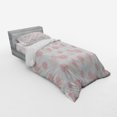 thumbnail image 3 of Ambesonne Pastel Bedding Set 4 Pcs, Soft Spring Floral Motif, Queen, Brown Pale Pink White, 3 of 3
