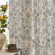 thumbnail image 3 of Cortinas de Ventana Jinchan Floral de 45 cm de Lino para Cocina - 2 Paneles, 3 of 8