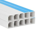 thumbnail image 5 of vidaXL 32.8' Cable Cover with 2 x Side Tape, White, 5 of 7