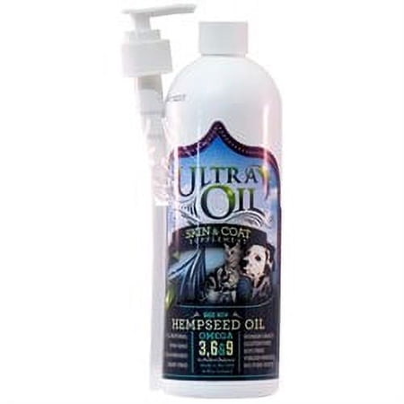 Ultra Oil Skin And Coat Supplement With Hempseed Oil 16 oz
