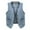 Blue, variant on YDFCWXW Womens Casual Jean Vest V Neck Open Front Button Down Sleeveless Denim Jacket with Pockets Dark Blue, 3XL