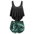 thumbnail image 3 of Gifts For Women Push-Up Padded Plus Size Overlay Print Bikini Swimsuit, 3 of 6
