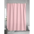 thumbnail image 5 of Soild Color Shower Curtain, Pink Waterproof Shower Curtain Set with 12 Hooks Lightweight Washable Fabric Shower Curtains for Bathroom 36x72 Inches, 5 of 6