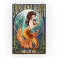 thumbnail image 3 of Virginia Beach, Virginia, Mermaid (16x24 Giclee Gallery Art Print, Vivid Textured Wall Decor), 3 of 3