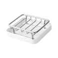 thumbnail image 2 of Porta Jabón de Acero Inoxidable Soporte para Esponjas Y Jabones Accesorio de Organización para Encimera Diseño Moderno de Acero Y PP Apto para Cocina, 2 of 9