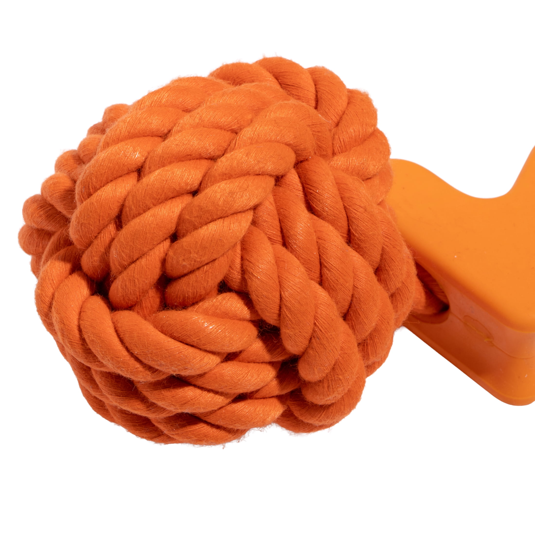 Oodles Durable Squiggle Grip Rope Dog Toy Set, Pink and Orange, One Size