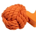 thumbnail image 4 of Oodles Durable Squiggle Grip Rope Dog Toy Set, Pink and Orange, One Size, 4 of 9